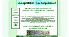 Desktop Screenshot of oekostation-sgh.de